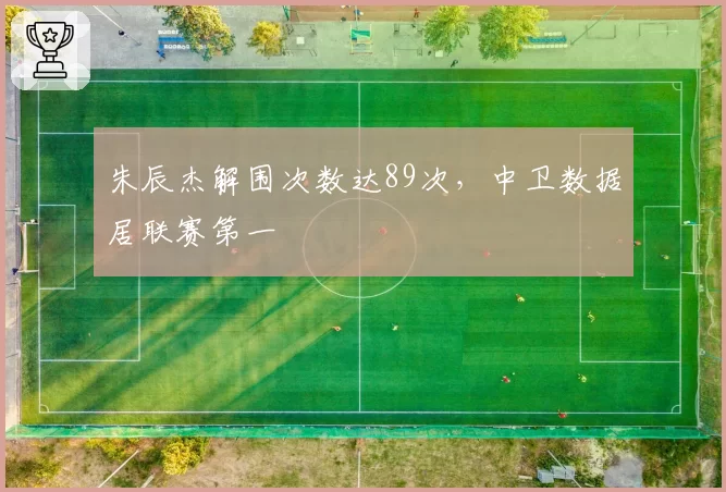 朱辰杰解围次数达89次，中卫数据居联赛第一